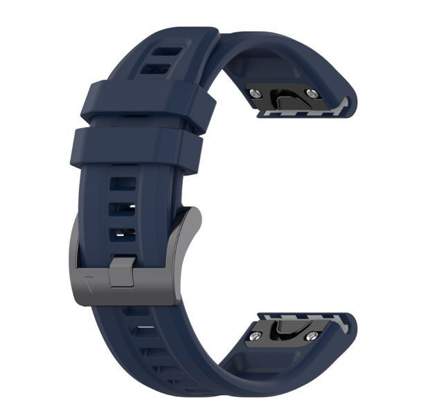 Ремінець 2шт CDK для Garmin Forerunner 945 | 22mm Silicone Sport Band Classic (015189) (dark blue) 020828-132 фото