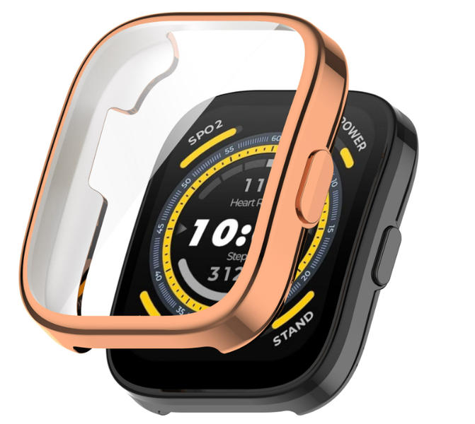 Чехол-накладка DK Silicone Face Case для Xiaomi Amazfit Bip 5 (rose gold) 017110-229 фото