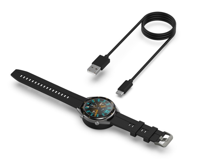 Зарядний пристрій CDK кабель (1m) USB для Huawei Watch GT 46 mm (012694) (black) 013007-124 фото