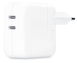 Зарядний пристрій для Apple 35 W Dual_USB-C Port Compact Power Adapte (OEM) (white) 017138-162 фото 1