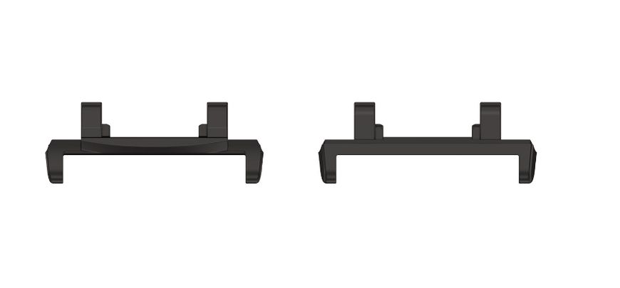Перехідник CDK сталевий під ремінець 22 мм для Xiaomi Amazfit Active Edge (A2212) (2шт.) (015190) (black) 017614-124 фото