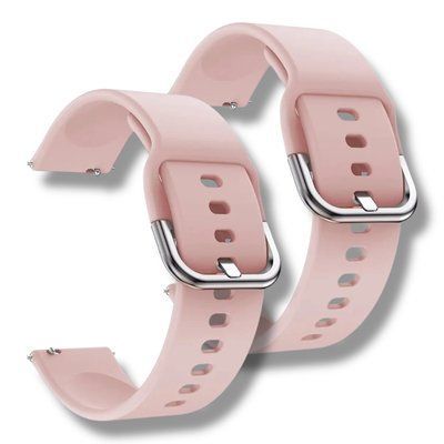 Ремешок 2шт CDK для Xiaomi Redmi Watch 5 Active | "L" 22mm Silicone Sport Band Classic (011018) (pink) 022294-106 фото