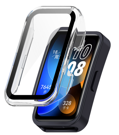 Чехол-накладка DK Пластик Gloss Glass Full Cover для Huawei Band 8 / 9 (clear) 016251-936 фото