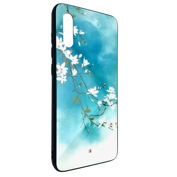 Чохол-накладка DK-Case силікон Glass Case Sakura для Xiaomi Mi 9 (blue) 08734-738 фото