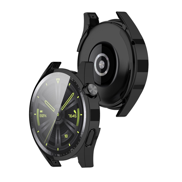 Чехол-накладка DK Silicone Face Case для Huawei Watch GT 3 46mm (black) 014815-124 фото