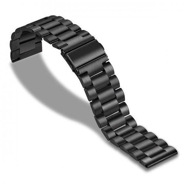 Ремінець CDK для Nothing CMF Watch Pro | 22mm Metal Fitlink Steel Watch Band (012874) (black) 019121-124 фото