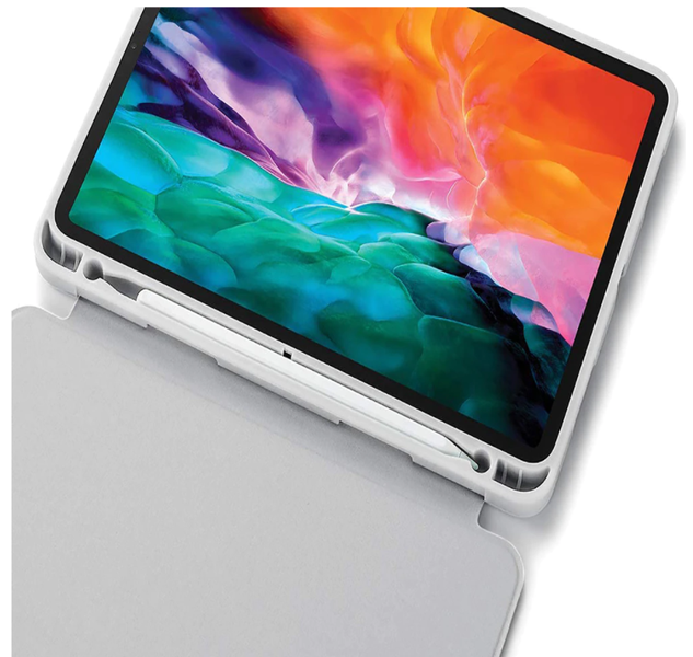 Чохол-книжка DK шкіра силікон Smart Cover Слот під стилус для Apple iPad Pro 12.9" 4gen 2020 (011191) (grey) 011191-586 фото