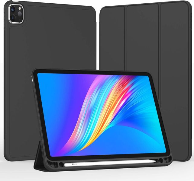 Чохол-книжка CDK шкіра силікон Smart Cover Слот Стилус для Apple iPad Pro 12.9" 6gen 2022 (011191) (black) 014973-998 фото