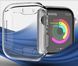 Чехол-накладка 2шт CDK для Apple Watch 44mm (Series SE1 / SE2 / SE3) | Silicone Face Case (08980) (clear) 022829-756 фото 9
