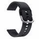 Ремінець CDK для Garmin Forerunner 165 / 165 Music | "S" 20mm Silicone Sport Band Classic (012194) (black) 019926-124 фото 1
