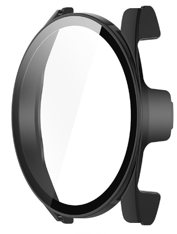 Чехол-накладка DK Пластик Gloss Glass Full Cover для Xiaomi Watch S2 46mm (black) 016256-124 фото