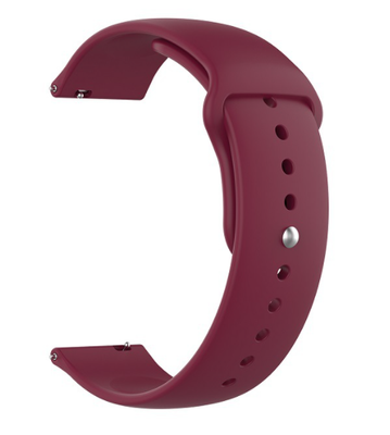 Ремінець CDK для Samsung Watch4 (R860 / R865) 40mm | 20mm Silicone Sport Band (011908) (red wine) 012799-990 фото