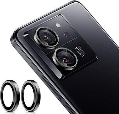 Защитное стекло DK для Motorola Edge 40 Neo | на камеру Lens Metal Ring Eagle Eye (022518) (black) 022518-062 фото
