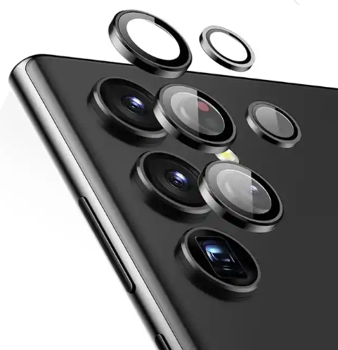 Захисне скло на камеру DK Lens Metal Ring Eagle Eye для Samsung Galaxy S23 Ultra (S918) (black) 015718-062 фото