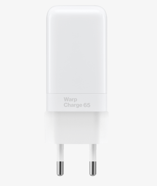 Зарядний пристрій + кабель OnePlus Warp Charge Type-C 65W Power Adapter (white) 013532-162 фото