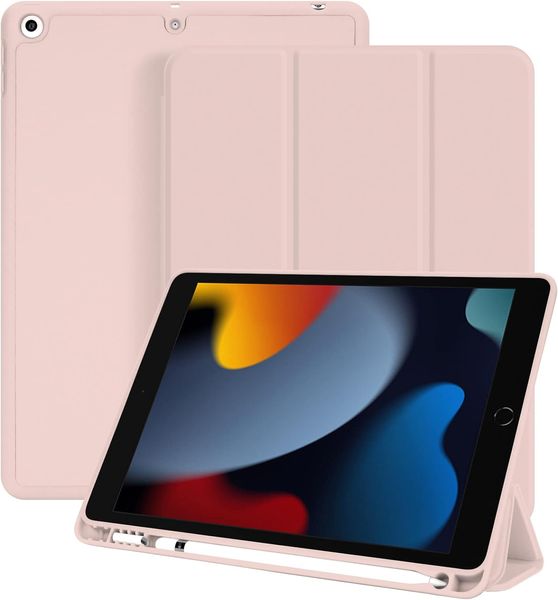 Чохол-книжка CDK Екошкіра силікон Smart Case Слот під стилус для Apple iPad 10.2" 8gen 2020 (011189) (pink 013744-083 фото