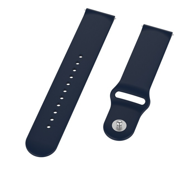 Ремінець CDK для Garmin Vivomove Trend | 20mm Silicone Sport Band (011908) (dark blue) 012006-132 фото