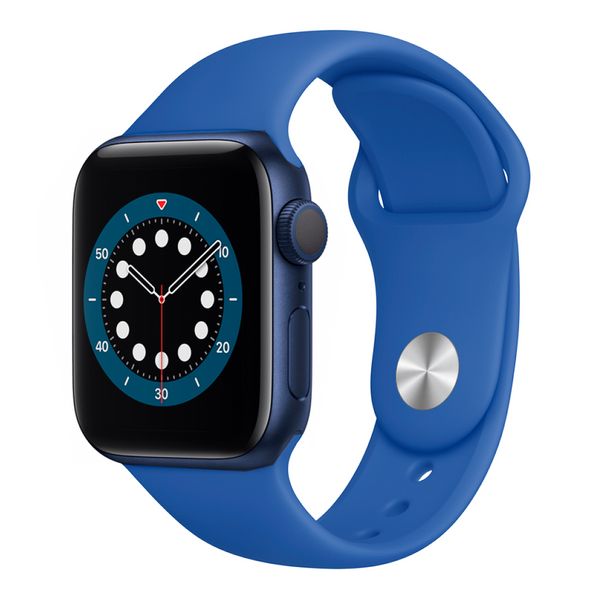 Ремешок CDK для Apple Watch Ultra 49mm (Series 1 / 2) | M / L Silicone Sport Band (05531) (sorcelain blue) 018060-093 фото