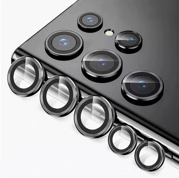 Захисне скло на камеру DK Lens Metal Ring Eagle Eye для Samsung Galaxy S23 Ultra (S918) (black) 015718-062 фото