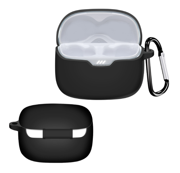 Чехол-накладка DK Silicone Candy Friendly с карабином для JBL Tune Buds (black) 016470-064 фото