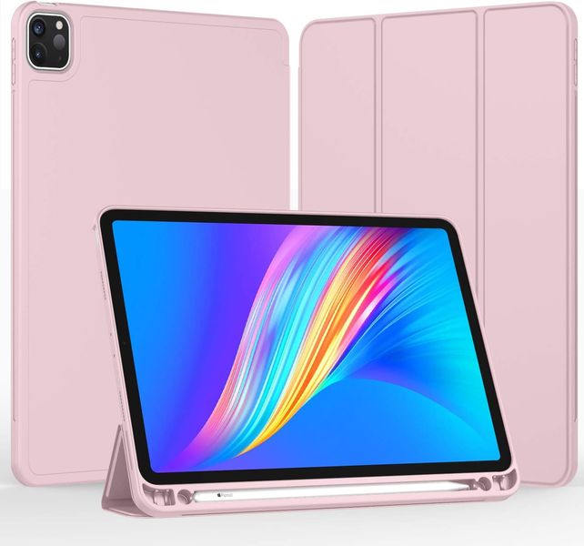 Чехол-книжка CDK Эко-кожа силикон Smart Case Слот Стилус для Apple iPad Pro 11" 3gen 2021 (011190) (pink sand) 013747-083 фото