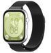 Ремінець 3 шт CDK для Huawei Watch Fit 4 | Metal Milanese Loop Magnetic (017793) (black) 021999-124 фото 3