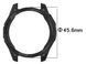 Чохол-бампер DK для Garmin Fenix 8 43 mm Amoled | Силікон Outlines (black) 018560-124 фото 4