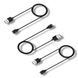 Зарядное устройство 3шт CDK для Garmin Instinct 3 45mm | кабель (1m) USB (014446) (black) 021633-124 фото 1