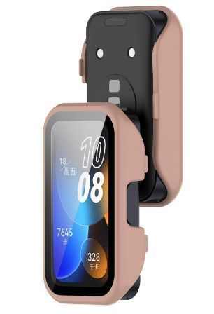 Чохол-накладка CDK для Huawei Band 10 | Пластик Gloss Glass Full Cover (016251) (pink) 020140-373 фото