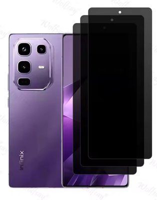 Захисне скло 3 шт CDK для Infinix Note 50 Pro+ | 3D Антишпион Full Glue (022331) (black) 022364-062 фото