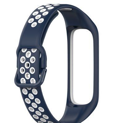 Ремінець DK Silicone Sport Band Nike для Samsung Galaxy Fit2 (R220) (blue/white) 016451-064 фото