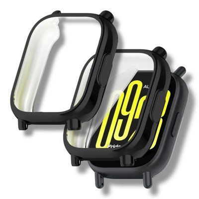 Чехол-накладка 2шт CDK для Xiaomi Redmi Watch 5 Lite | Silicone Face Case (018472) (black) 023168-124 фото
