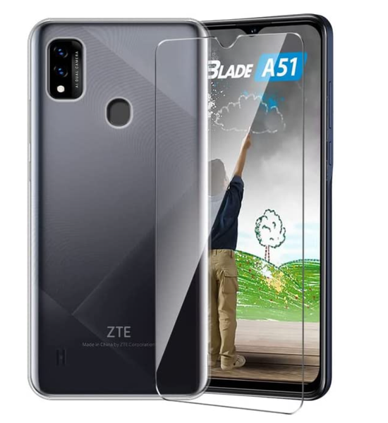 Защитное стекло DK Full Glue для ZTE Blade A51 (014991) (clear) 014991-063 фото