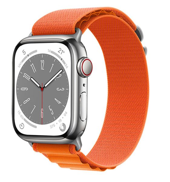 Ремінець CDK для Apple Watch 46 mm (Series 10) | Polyester Alpine Loop (015586) (orange) 018039-123 фото