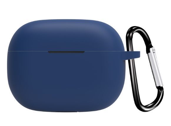 Чохол для Realme Buds T310 | Silicone Candy Friendly з карабіном (017219) (dark blue) 019513-065 фото