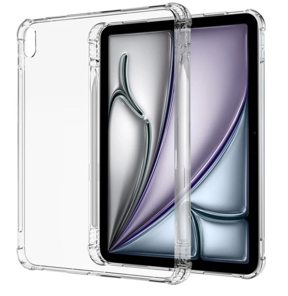 Чохол для Apple iPad Air 11" M2 2024 Silicone Corner Air Bag Слот під Стилус (017974) (clear) 017974-936 фото