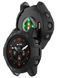 Чехол-бампер 2шт CDK для Garmin Fenix 7X | Силикон Outlines (016387) (black) 022821-124 фото 3