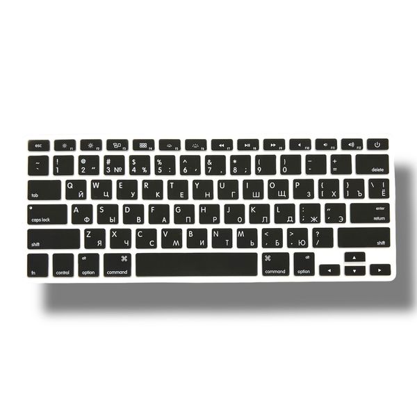 Накладка силикон на клавиатуру для Apple MacBook Pro 17" A1297 (2009 - 2011) USA (010311) (black) 011451-076 фото