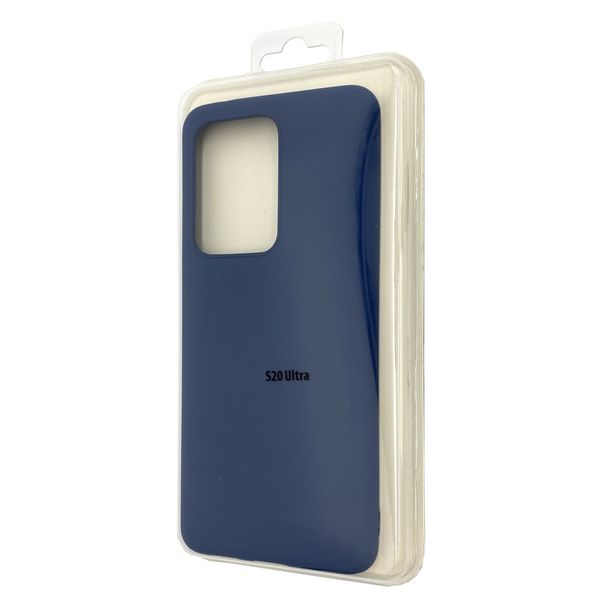Чохол-накладка Silicone Hana Molan Cano для Samsung Galaxy S20 Ultra (SM-G988) (blue) 010006-077 фото