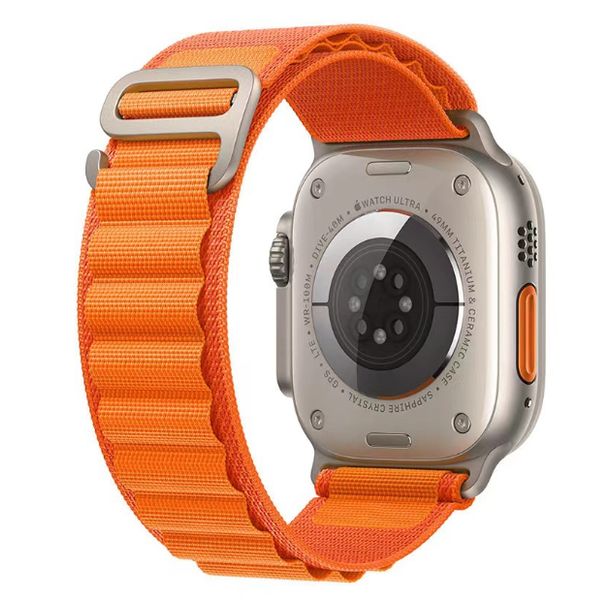 Ремешок CDK для Apple Watch 46mm (Series 10) | Polyester Alpine Loop (015586) (orange) 018039-123 фото