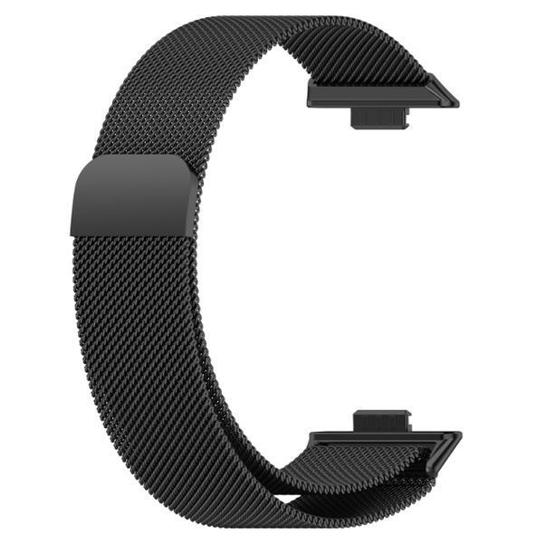 Ремінець 2 шт CDK для Huawei Watch Fit 4 | Metal Milanese Loop Magnetic (017793) (black) 021998-124 фото
