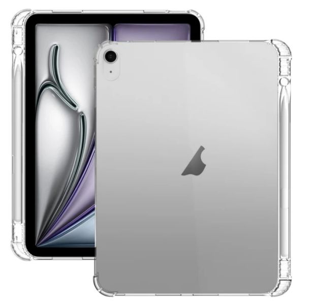 Чехол-накладка DK для Apple iPad Air 11" M2 2024 | Silicone Corner Air Bag Слот под Стилус (017974) (clear) 017974-936 фото