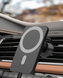 Автомобильный держатель+беспроводное зарядное устройство MagSafe Car Charger 15W (black) 011334-115 фото 3