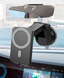 Автомобильный держатель+беспроводное зарядное устройство MagSafe Car Charger 15W (black) 011334-115 фото 2