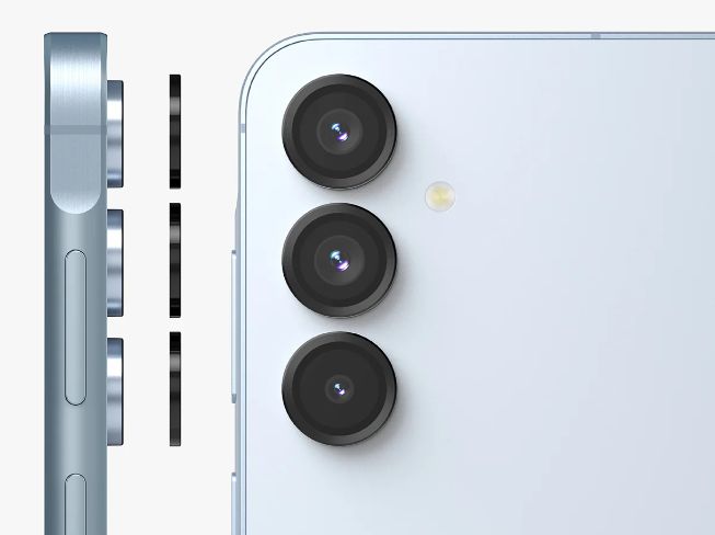 Защитное стекло на камеру DK Lens Metal Ring Eagle Eye для Samsung Galaxy A55 (A556) (017695) (black) 017695-062 фото