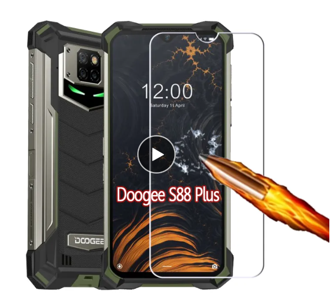 Защитное стекло CDK Full Glue для Doogee S88 Plus / S88 Pro (013721) (clear) 015953-063 фото