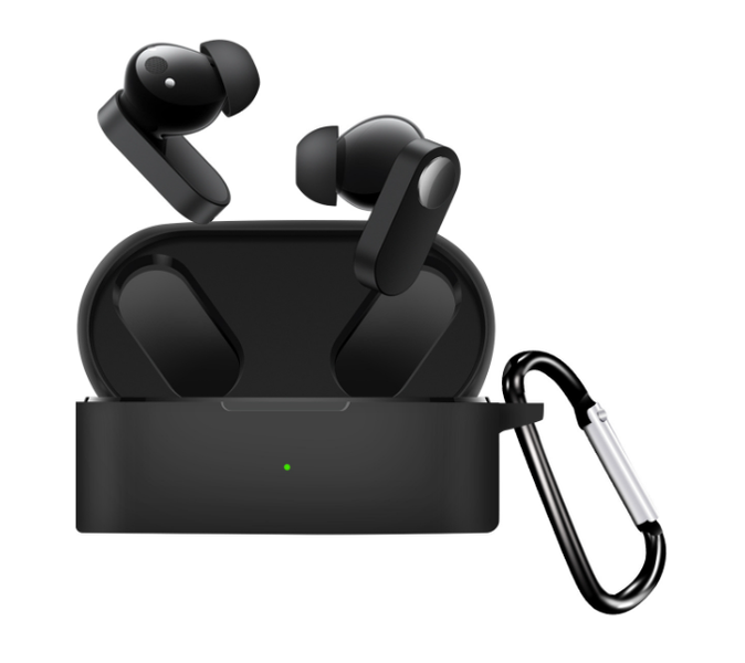 Чехол-накладка DK Silicone Candy Friendly с карабином для OnePlus Buds N (black) 016048-064 фото