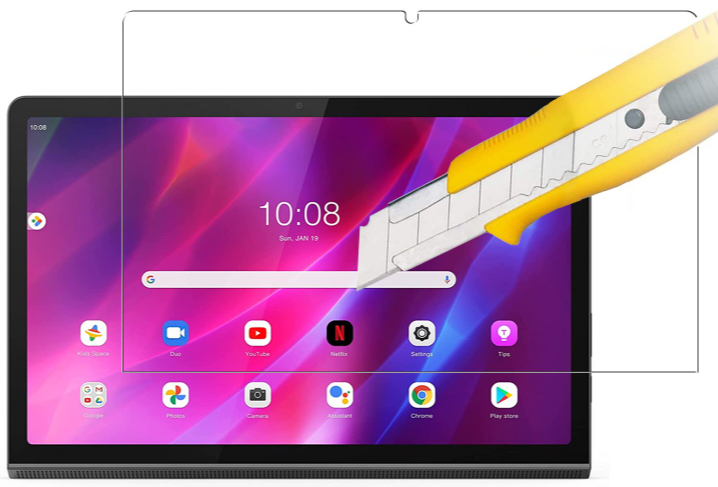 Защитное стекло DK Full Glue для Lenovo Yoga Tab 11 (YT-J706) (clear) 013632-063 фото