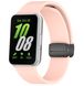 Ремінець DK Silicone Sport Magnetic для Samsung Galaxy Fit3 (R390) (pink sand/black) 017618-086 фото 2