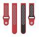 Ремешок CDK для Kospet Pulse | 22mm Silicone Sport Band Nike (011907) (red / black) 022968-996 фото 2